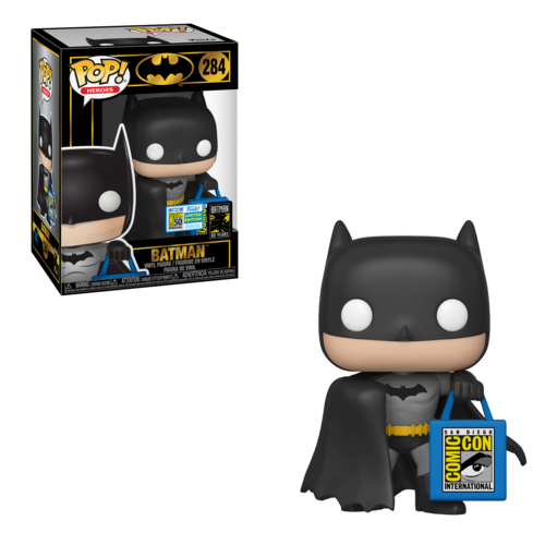 Funko Pop! BATMAN: Batman [with Bag] #284 [SDCC]