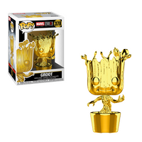 Funko Pop! MARVEL STUDIOS: Groot [Gold Chrome] #378