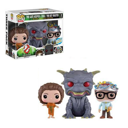 Funko Pop! GHOSTBUSTERS: The Gate Keeper / Zuul / The Key Master - 3 Pack