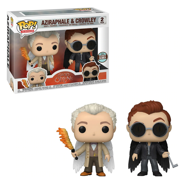 Funko Pop! GOOD OMENS: Aziraphale & Crowley 2-Pack [Specialty Series]