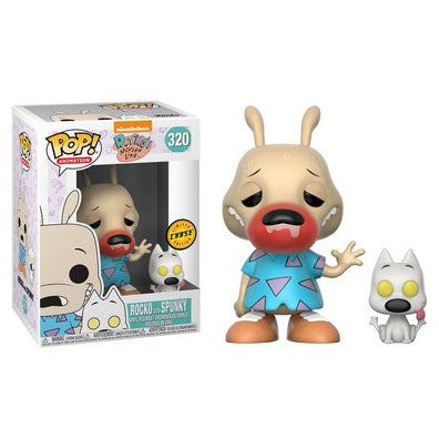 Funko Pop! NICKELODEON: Rocko with Spunky [Chase] #320